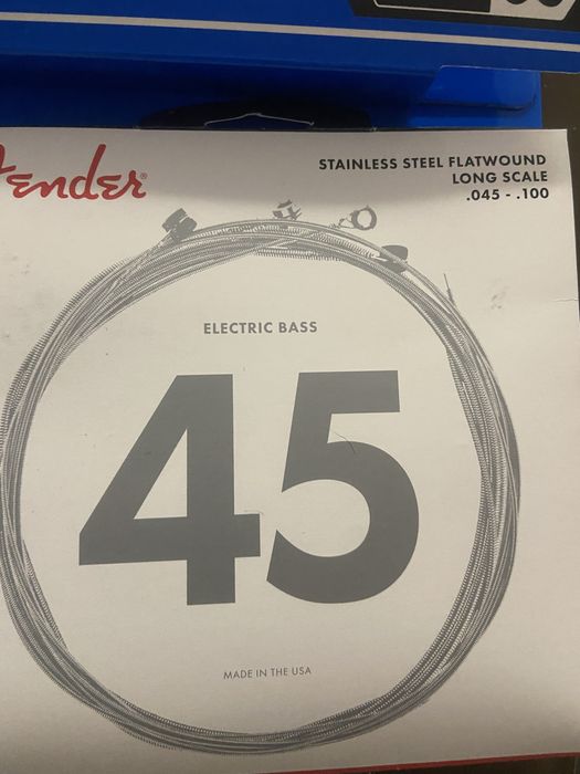 Cordas de baixo Fender flatwound novas  USA