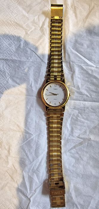 Relógio Timex Vista Masculino Vintage – Original | Dourado | Funcionan