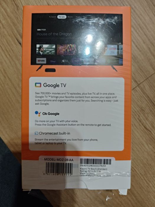 Xiaomi TV Box S 2ª Geração Google TV