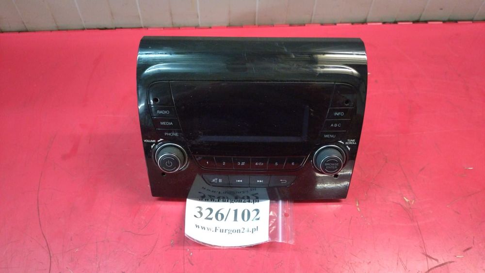 RADIO FIAT DUCATO JUMPER BOXER KOD 14- 07356825980 NO 326/102