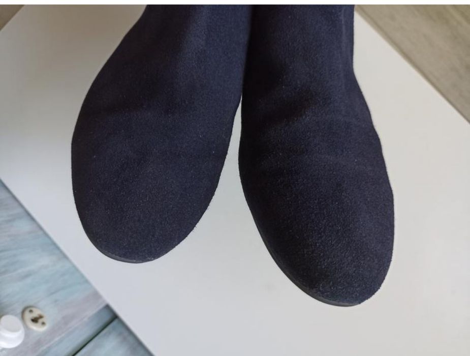 Лофери замша р.39(25.7см)вузька нога на дівчинку  Marco Tozzi