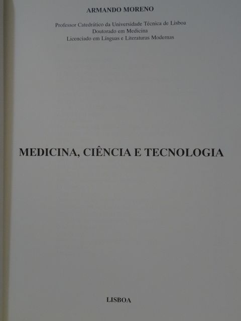 Medicina, Ciência e Tecnologia de Armando Moreno