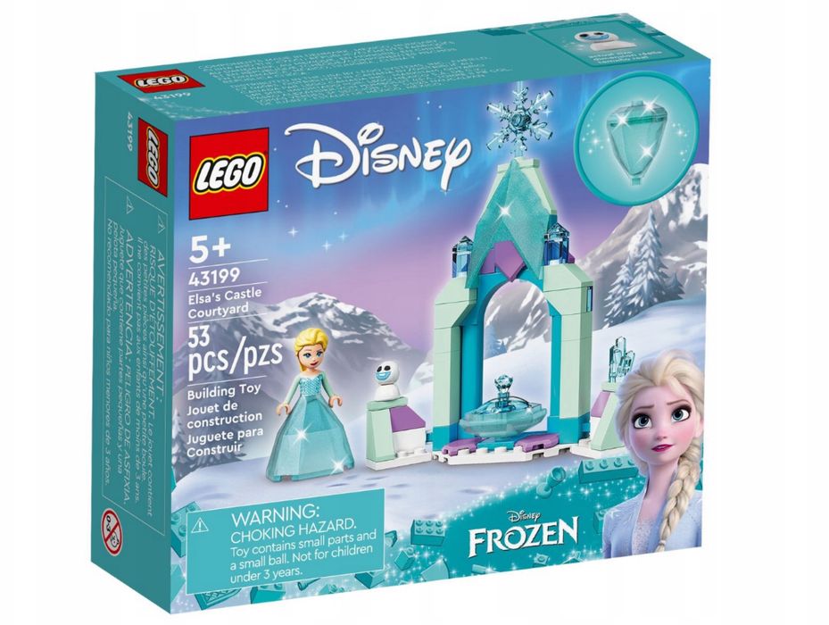 LEGO DISNEY 43199 Dziedziniec zamku Elzy Elsa Prezent