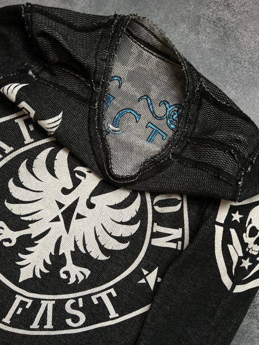 Оригінал Affliction двосторннній лонг кофта sk8 vintage