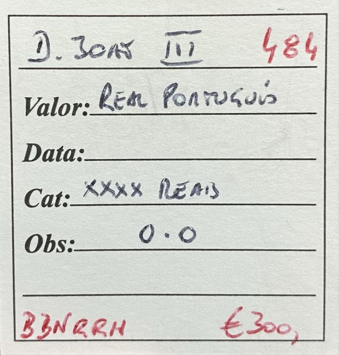 Moeda 484 - Real Portugues D JOAO III