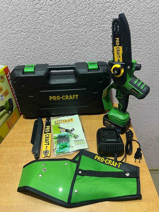 Пила PROCRAFT PKA32Li Procraft Procraft Секатор ES22Li для саду Комплект Міні-пила та секатор