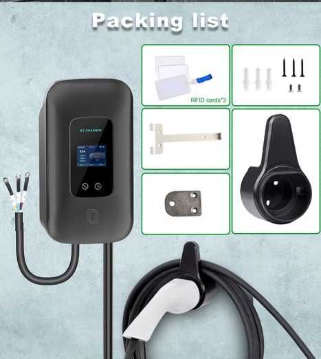 Wallbox Carregador 11 kw - 16 A - C/ APP - elétricos ou híbridos