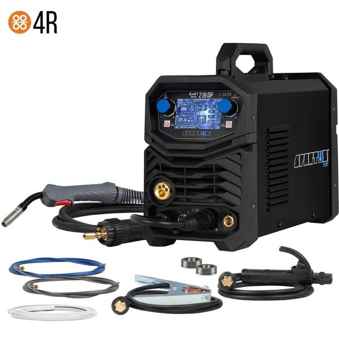 SPAWARKA Migomat MIG SPARTUS EasyMIG 219 DUAL PULSE Synergia 4 rolkowy