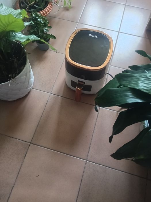 Airfray preta e dourada 5.5 L