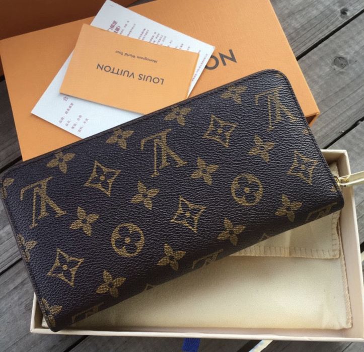 Portfel LV Louis Vuitton Monogram Zippy brązowy