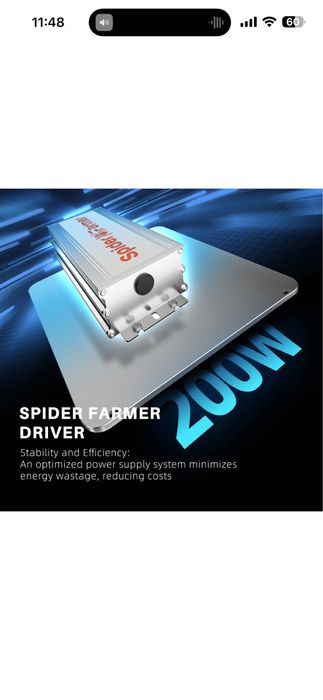 Продам фитолампу Spider Farmer SF2000 Pro (Samsung LM301H EVO, Smart Control)