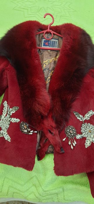 Шуба песец-кролик. 44р.