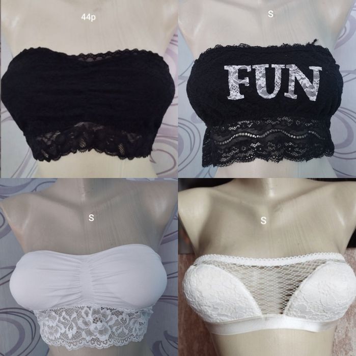 Продам топики и бюстгальтеры S