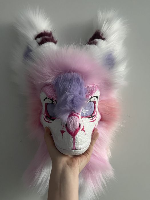 Dino mask fursuit