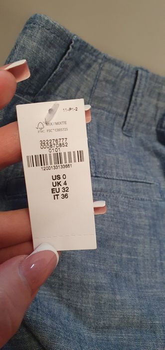 Spodenki szorty Gap nowe 32