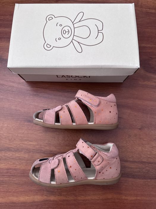 Sandały misie Lasocki kids skórzane