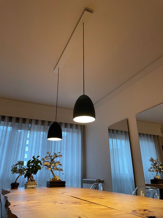 Candeeiros suspensos metal preto (Normo Nexus 20)