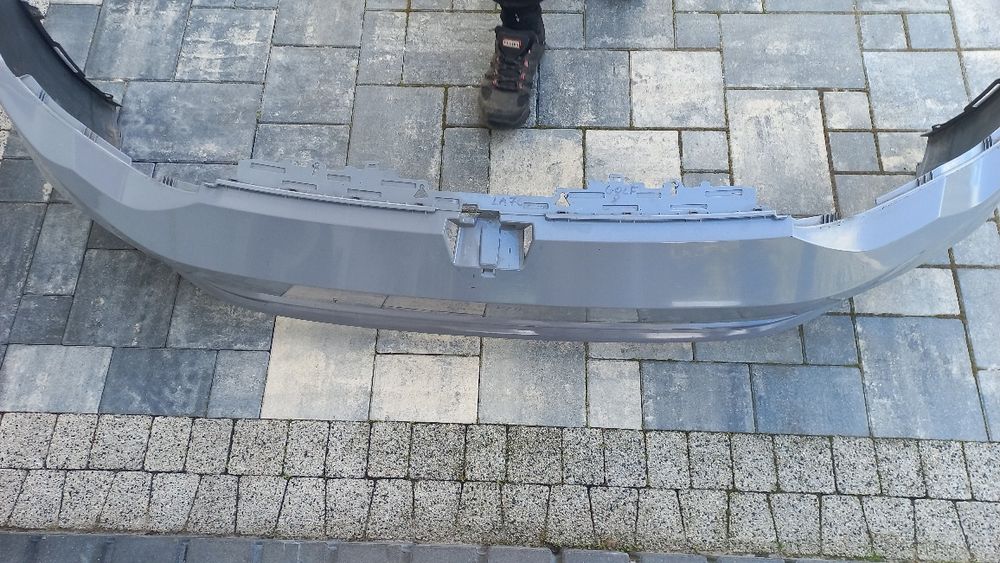 Vw golf 8 viii zderzak przód przedni szary la7c