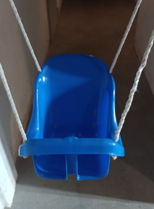Huśtawka kubełkowa plastikowa, fotelik dla dziecka