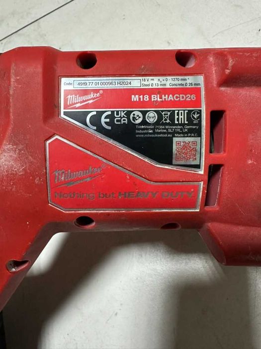 Акумуляторний  Перфоратор/болгарка Milwaukee M18