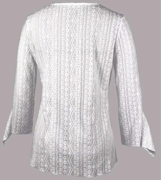 Bluzka biała koronkowa