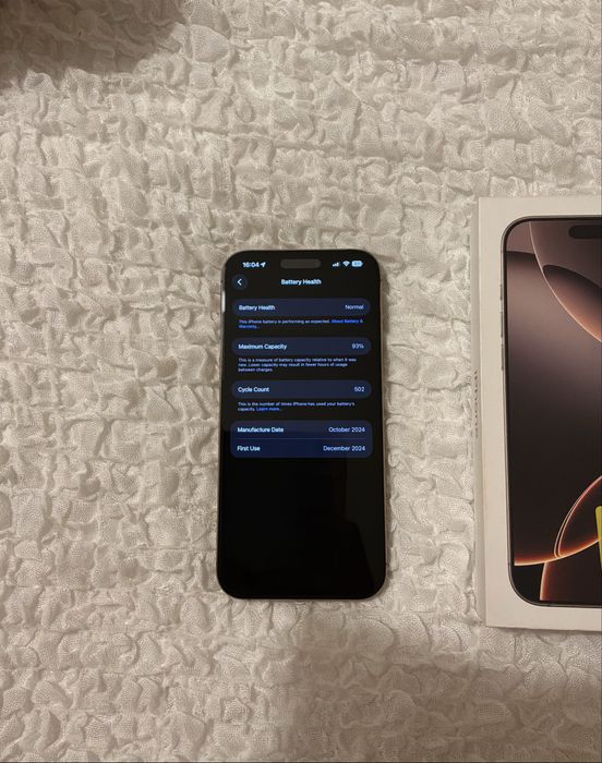 iPhone 16 Pro Max 256GB - Desert Rose