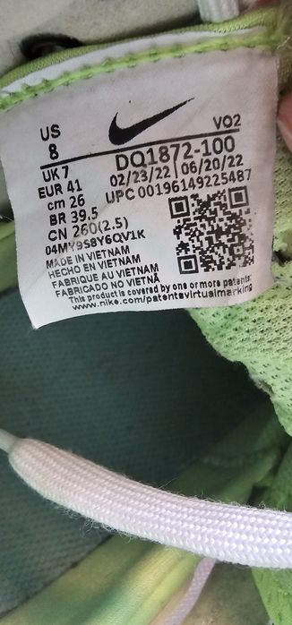 Nike Air force 1 mid react black ghost green