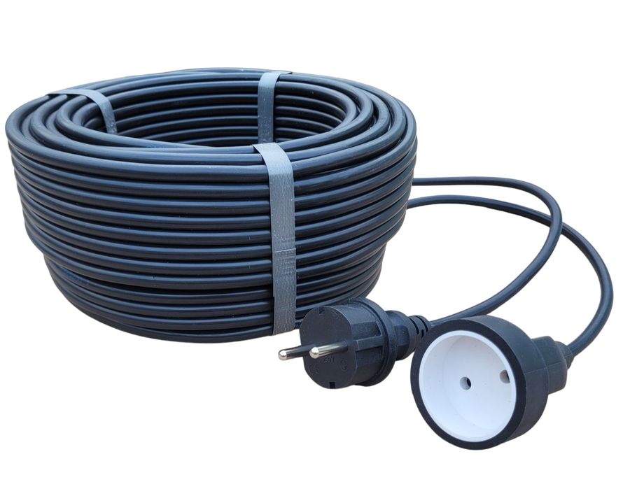 Подовжувач (удлинитель) 50м 2*1,5мм² .Мідь.16А. 3000Вт. Україна