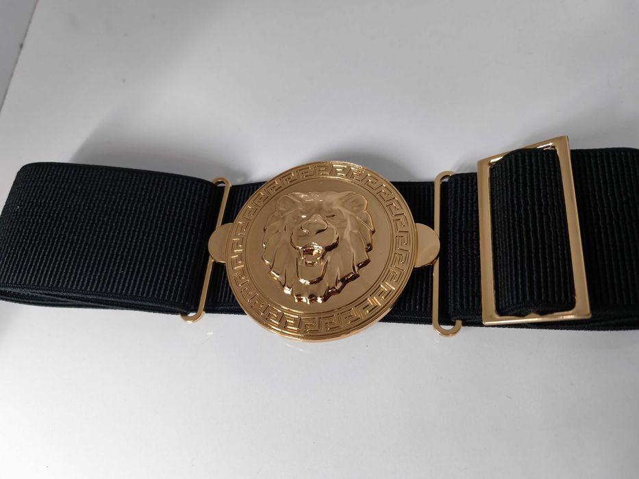 Pasek Damski Guma z Klamrą Tygrys 6 CM