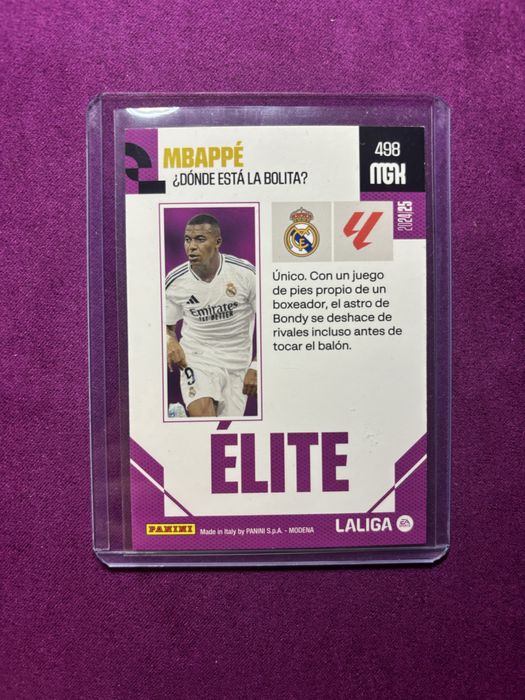 Kylian Mbappe Elite 1a carta pelo Real Madrid