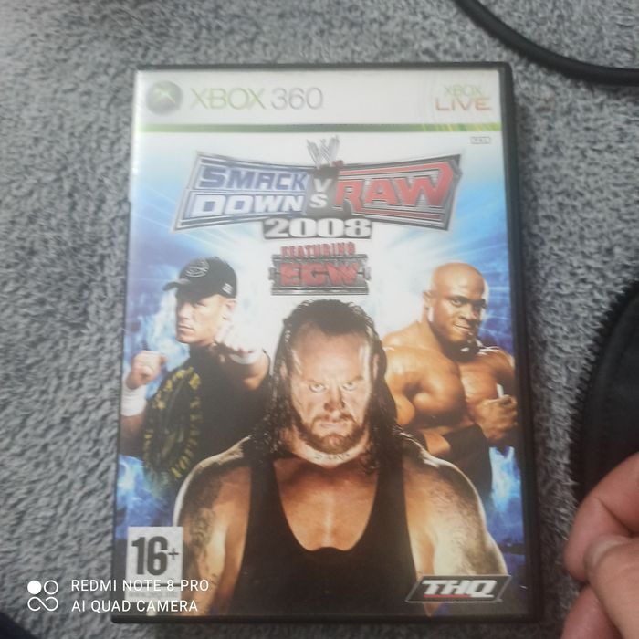 SmackDown vs Raw 2008 xbox 360 wrestling