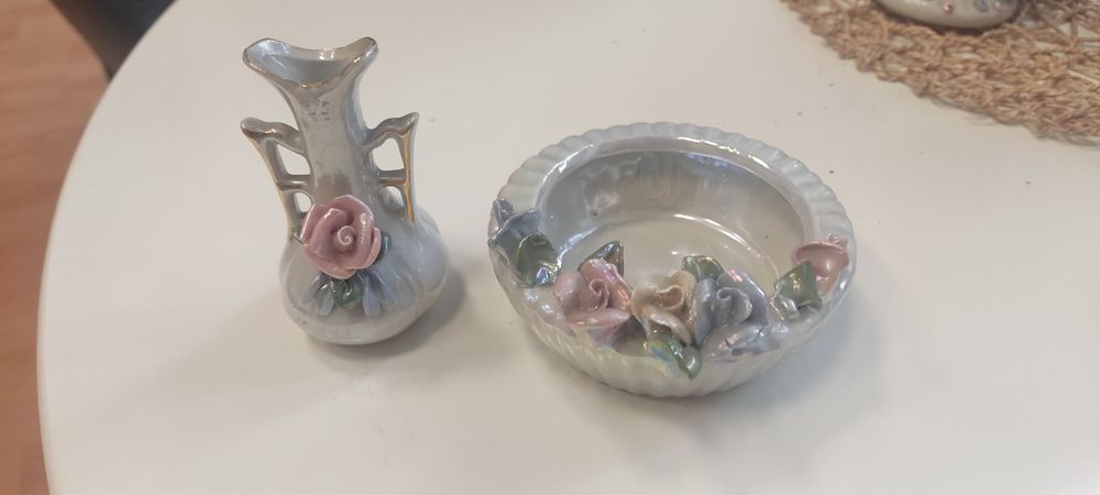 Komplet wazonik i pudełeczko