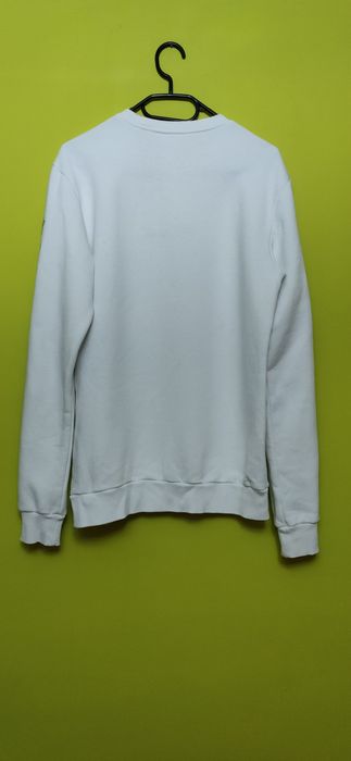 Bluza Adidas Originals blanc Trefoil noir  Zip orginalna z logami