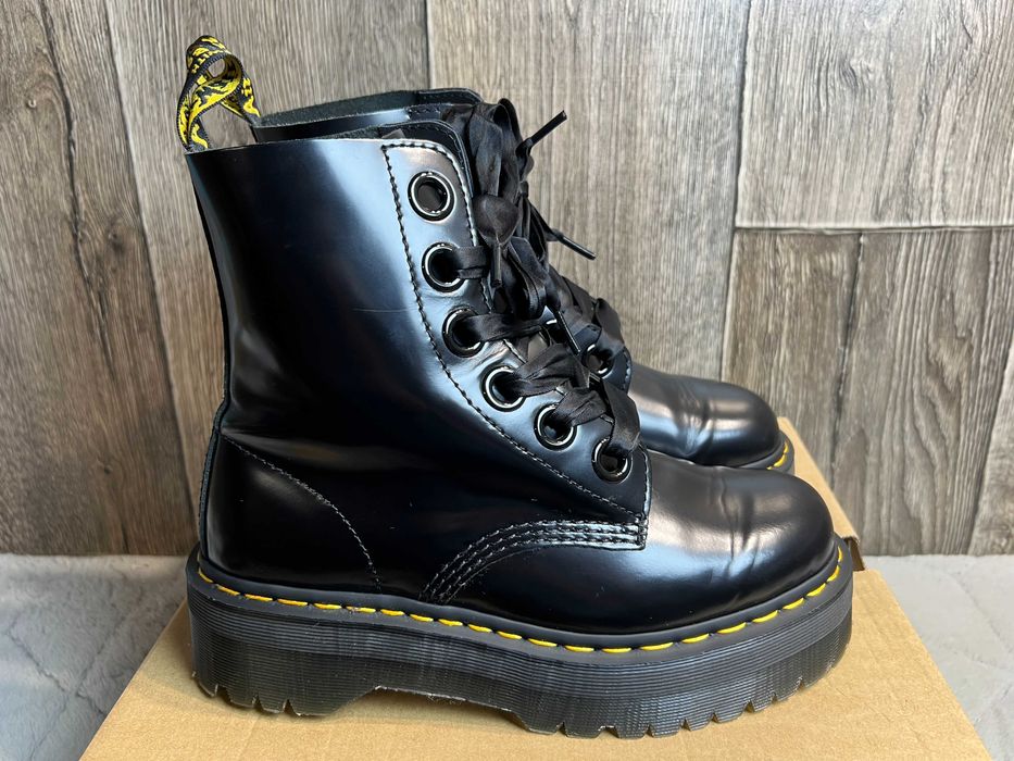 botki damskie skórzane glany dr.martens molly 41