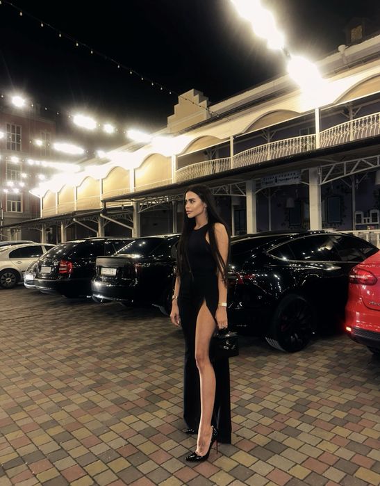 Брюки клеш, брюки с разрезом, штаны