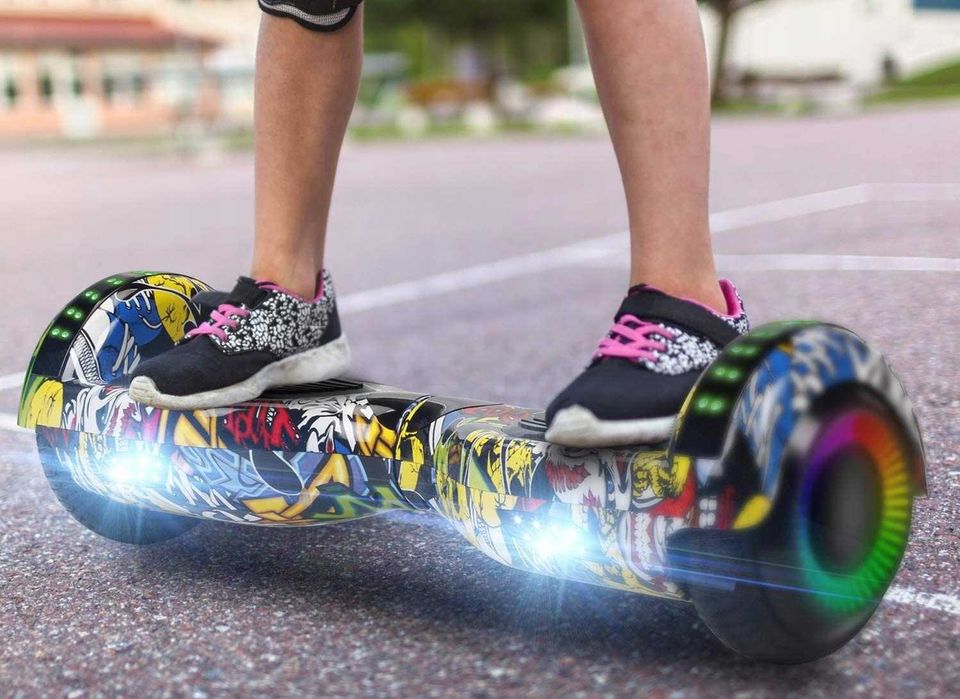 Deskorolka elektryczna hoverboard 6,5' cala deska bluetooth głośniki yellow