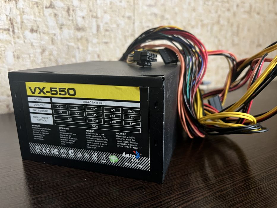 Блок живлення Aerocool VX-550 (550W)
