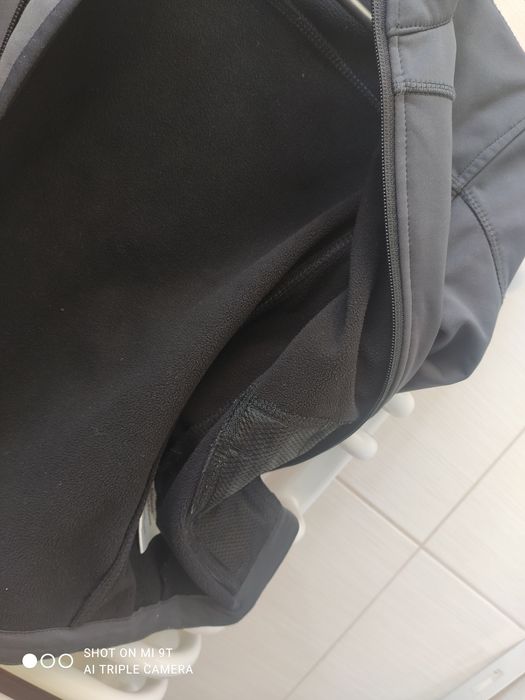 Kurtka wiosna-jesień 128 Softshell + cienka czapka