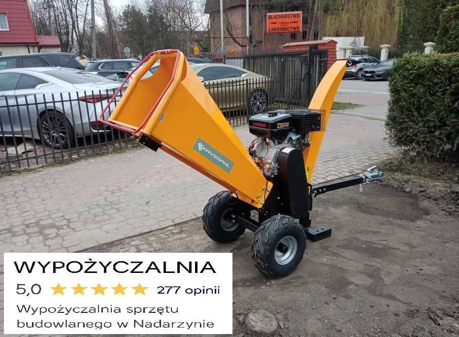 Wynajem rębak do gałęzi rozdrabniarka Wypożyczalnia