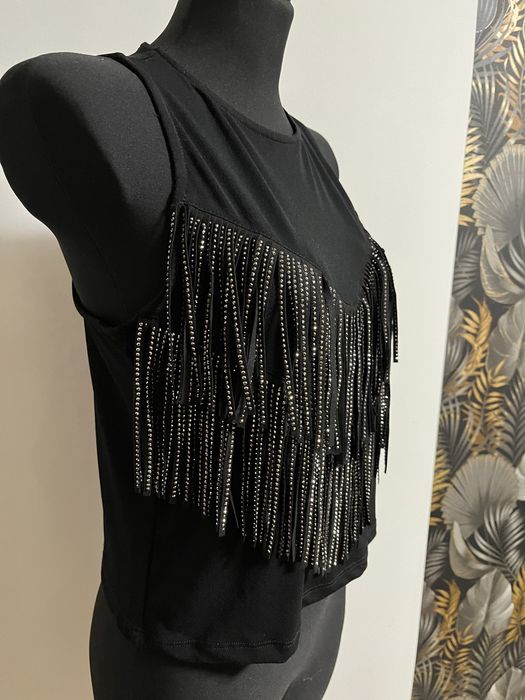 Blusa sem mangas Bershka