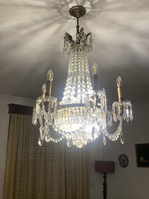 Lustre em cristal