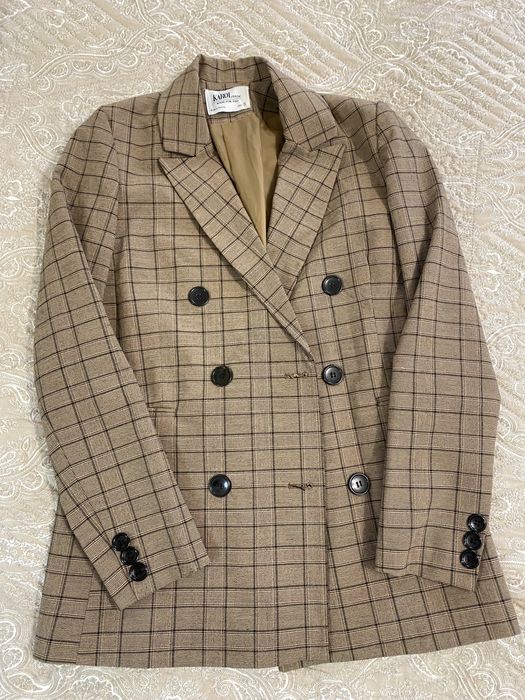 Піджак жіночий пиджак двобортний двухбортний блейзер твідовий С ХС