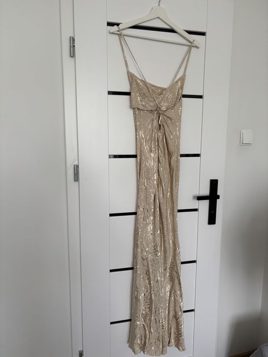 Sukienka maxi z wiskozy H&M