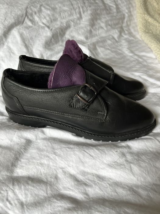 Vintage лофери шкіра