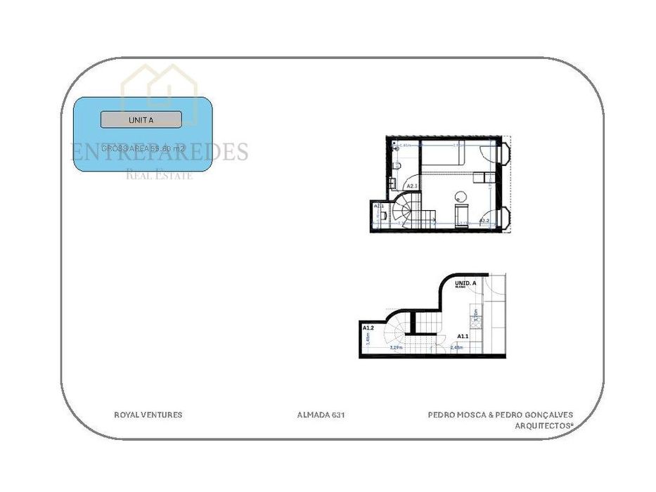 Apartamento T1 duplex para comprar na Rua do Almada - Porto