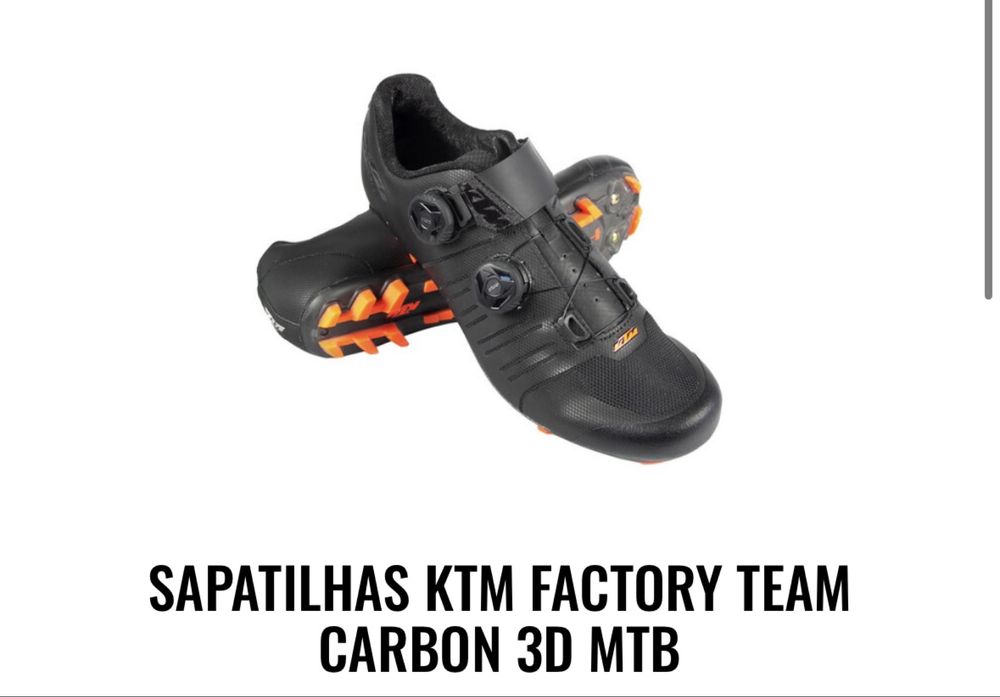 Sapatos KTM BTT NOVOS 45