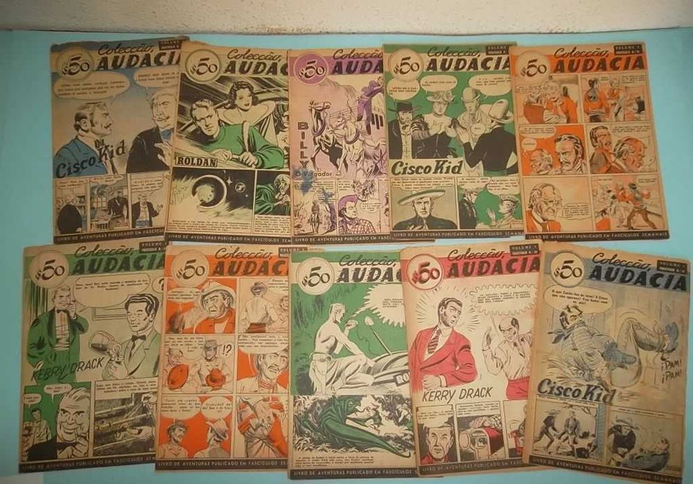 Colecção Audácia (1954) - 26 Revistas