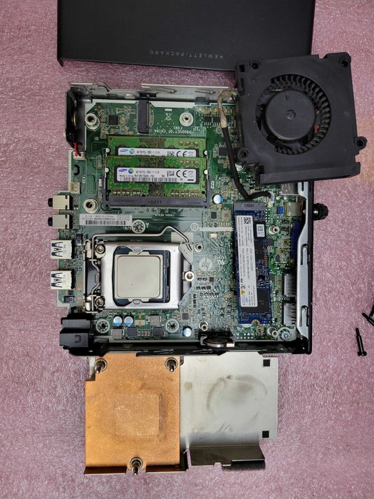 Мини-ПК Неттоп HP ProDesk 600 G1 i3 4160T m.2 NVMe 8Gb DDR3 VGA DP