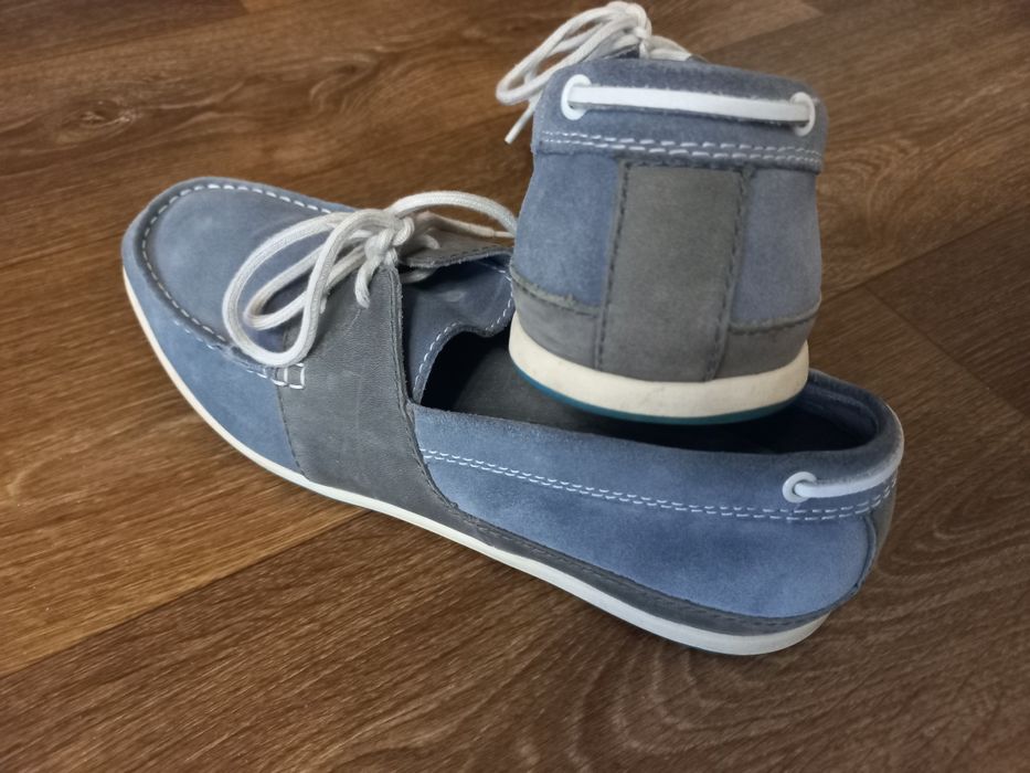 Кожаные мокасины  туфли  Clarks