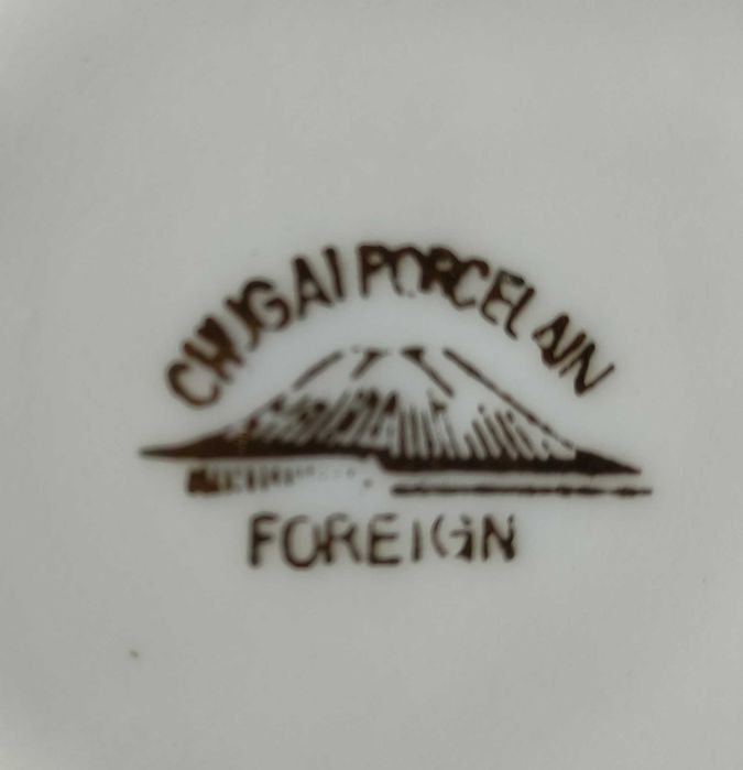 6 chávenas de chá  em porcelana japonesa Chugai Foreign
